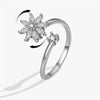 Beads Ring Fidget Spinner Rings Korea Crystal Butterfly Flower Star Moon Ring Jewelry Gift - Image 13