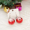 Christmas Color Sequin Snowflake Resin Star Light Balls Dangle Earring for Women Christmas Festive Atmosphere Jewelry - Image 4