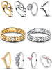 Selling Silver, Heart-Shaped, Pink Bow Ring, Size 6 7 8 9 European Women's Charm Jewelry Gifts - Image 2