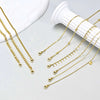 Layered Link Chain Anklets Bracelet for Women, Gold Plated Foot Leg Anklets Summer Boho Beach Jewelry Adjustable - Image 4