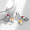 Silver Charms Santa Claus Reindeer Christmas Tree Snowman Elk Bead Fit Bracelet Necklace Jewelry - Image 19