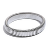 Stainless Steel Link Bangle with Rounded Profile in Gold-Tone or Silver-Tone - Image 10