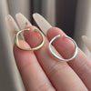 Silver Rings For Women Geometric Jewelry Finger Adjustable Simple GOld Narrow Ring For Party Birthday Gift - Image 6
