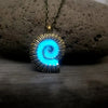 Glow in the Dark Conch Pendant Necklace Mermaid Spiral Jewelry Night Necklace Alloy Sea Shell Necklace Women - Image 2
