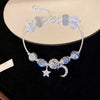 Light Star Moon Bracelet For Women Shiny Zircon Crystal Beads Bracelets Bangles Jewelry Party Gifts A - Image 3