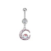 Stainless Steel Belly Button Ring Butterfly Pearl Shell Colorful Starfish Belly Button Ring Body Piercing Jewelry - Image 8