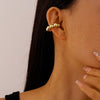 Non-Piercing C-Shaped Clip Earrings with Rounded Bead Accents - Image 12