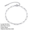 Stainless Steel Delicate Anklet for Women Gold Color Chain Anklet Bracelets on The Leg Do Not Fade Anklet Jewelry Women - Image 14
