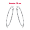 Big Hoop Earrings For Women Minimalist Circle Classic Cartilage Earring Rose Gold Color Hoops Jewelry - Image 14