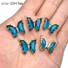 5pcs/lot Colorful Crystal Butterfly Pendant Glass Gradient Charms For Korean Women Necklace Choker Jewelry Accessories - Image 9