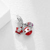 Silver Charms Santa Claus Reindeer Christmas Tree Snowman Elk Bead Fit Bracelet Necklace Jewelry - Image 14