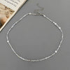 Colorful Glass Bead Choker Necklace with Irregular Shapes - Image 9