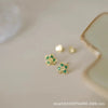 Silver Flower Tassel Zircon Stud Earrings Women Creative Versatile Banquet Jewelry - Image 8
