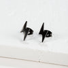 1Pair Stainless Steel Lightning Bolt Earrings Punk Thunder Earring for Men Women Daily Jewelry - Image 5