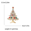 Christmas Rhinestone Christmas Tree Brooches for Women Unisex Enamel Botanical Pin Office Party Friend Gifts Jewelry Accessories - Image 19