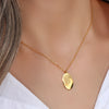 Stainless Steel Month Pendant Necklace in Gold-Tone - Image 21