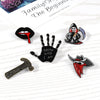 30 Styles Punk Halloween Party Pins Gothic Skull Witch Magic Enamel Brooch Dark Pumpkin Fire Hand Bag Lapel Badge Friend Jewelry - Image 5