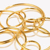 Minimalism Stainless Steel Woman Jewelry Gold Plated Small Medium Large Size Loop Hoop Earrings for Women - Image 2