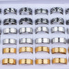 10pcs/lot Simple Stainless Steel Ring For Men Women Beautiful Punk Jewelry Vintage Birthday Party Gifts - Image 22
