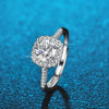 Women's Silver Rings Adjustable Size (5mm) Gra Ring For Women Jewelry Gift With Boxed - Image 3