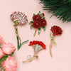Mother's Day Enamel Carnation Brooches for Women Plant Flower Pins Gift for Mother Office Party Friend Gifts Jewelry Accessories - Image 1