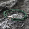 Simple Style Double Layered Marine String Bracelet For Men Women Sliding Adjustable 3mm Thin Rope Nautical Braclet Pulseria - Image 1