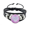 Lgbt Black Weave Leather Bracelet Bi Pride Glass Cabochon Gay Pride Rainbow Flag Photo Bangle Jewelry For Women Men Lovers Gift - Image 39