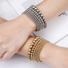 Jewelry Metal Ball Multiple Models Quality Smooth Beads Elastic Stainless Steel Bracelets - Image 1