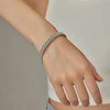 8MM Woven Flat Mesh C-Shaped Open Bracelet Vintage Stainless Steel Chain Jewelry Women Men Gift - Image 6