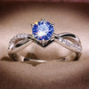6 Claws Zirconia Stone Rings for Women Silver Color Proposal Band Accessories Bridal Jewelry - Image 8