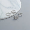 Silver Color Zircon Ear Cuff Ear Clip for Women No Pierced Cross Geometric Earcuff Wrap Rhinestone Earcuff Clips Jewelry - Image 19