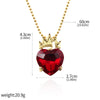 Movie Descendants Necklace Evie Fairest Red Heart Crown Pendant Necklace for Women Jewelrry Accessories - Image 6