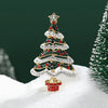 Christmas Rhinestone Christmas Tree Brooches for Women Unisex Enamel Botanical Pin Office Party Friend Gifts Jewelry Accessories - Image 4