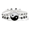Two-Piece Braided Bracelet Set with Yin-Yang Motif - Image 18
