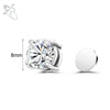 ZS 1 Piece Magnetic Clip-on Earrings Star Heart Shape CZ Crystal Ear Clip No Piercing Ear Stud No Pierced Earring Jewelry 4-8MM - Image 33