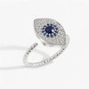Rose Flower Rotating Ring For Women Spinner Fidgets Heart Charm Adjustable Open Rings Star Moon - Image 10