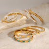 Cubic Zirconia Accent Bracelet with Adjustable Fit - Image 4