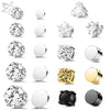 ZS 1 Piece Magnetic Clip-on Earrings Star Heart Shape CZ Crystal Ear Clip No Piercing Ear Stud No Pierced Earring Jewelry 4-8MM - Image 1