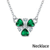 Silver Cube Zirconia Snake Ring Women Open Adjustable CZ Finger Ring Party Jewelry Necklace Clover Charm Love - Image 11