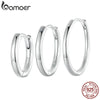 Silver Minimalist Huggie Hoop Earrings, Gold Plated Cartilage Piercing Daily Earrings Ear Cuff for Women - Image 1