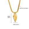 Pendant Necklace with Textured Chain and Multiple Charm Designs - Image 34