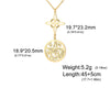 Double Amulet Protection Necklace Witch Knot Pentagram Tetragrammaton Stainless Steel Protection Jewerly - Image 7