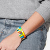 Colorful Acrylic Bead Bangle Set in Multiple Designs - Image 4