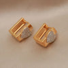 Design Crystal Geometric Stud Earrings for Women Jewelry Zirconia Beads Delicate Earrings - Image 9