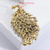 Rhinestones Peacock Brooches for Women Unisex Glass Phoenix Pins Event Party Backpack Decoration Clothes Accessories - Image 3
