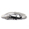 Nautical Bracelet Men Black Shark Braslet Sliding Adjustable 3mm Milan Cord Chain Summer Beach Surfer Jewelry Accessories - Image 8