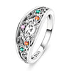 Ring Silver Snake Shape Zircon Ring For Women Girls Jewelry Birthday Anniversary Gifts - Image 7