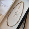 Handmade Woven Stone Beadeds Chain Pearl Pendant Necklace Accessories For Women's Necks Jewelry - Image 9