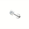 1PC Stainless Steel Cartilage Stud Earrings for Women Opal Flat Back Earring Studs Lip Bar Nose Ear Piercing Jewellery - Image 14
