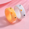Korean Colorful Transparent Resin Acrylic Rings Set for Women Geometric Thin Round Ring Wedding Jewelry - Image 16